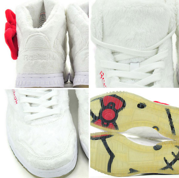 Reebok Hello Kitty Plush Kitty sneakers white