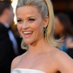 Reese Witherspoon black Armani dress 2011 Oscars