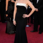 Reese Witherspoon black Armani dress 2011 Oscars 2