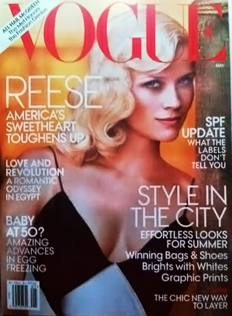 Reese Witherspoon Vogue May 2011 cover