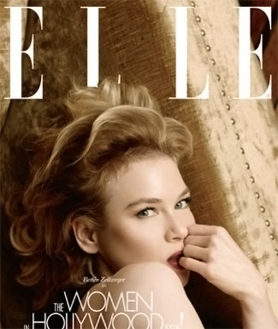 Renee Zellweger Elle November 2009 cover