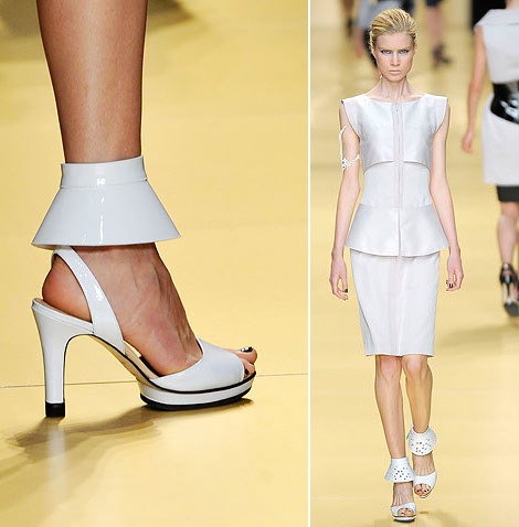 Repetto Karl Lagerfeld SS09 white