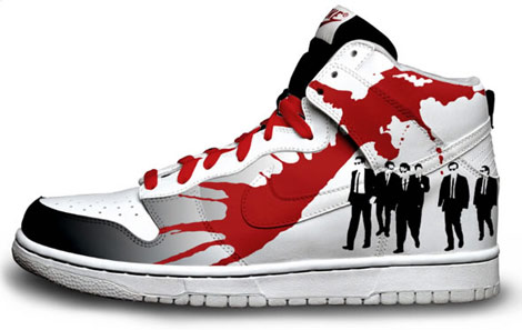 Reservoir dogs hand painted sneakers
