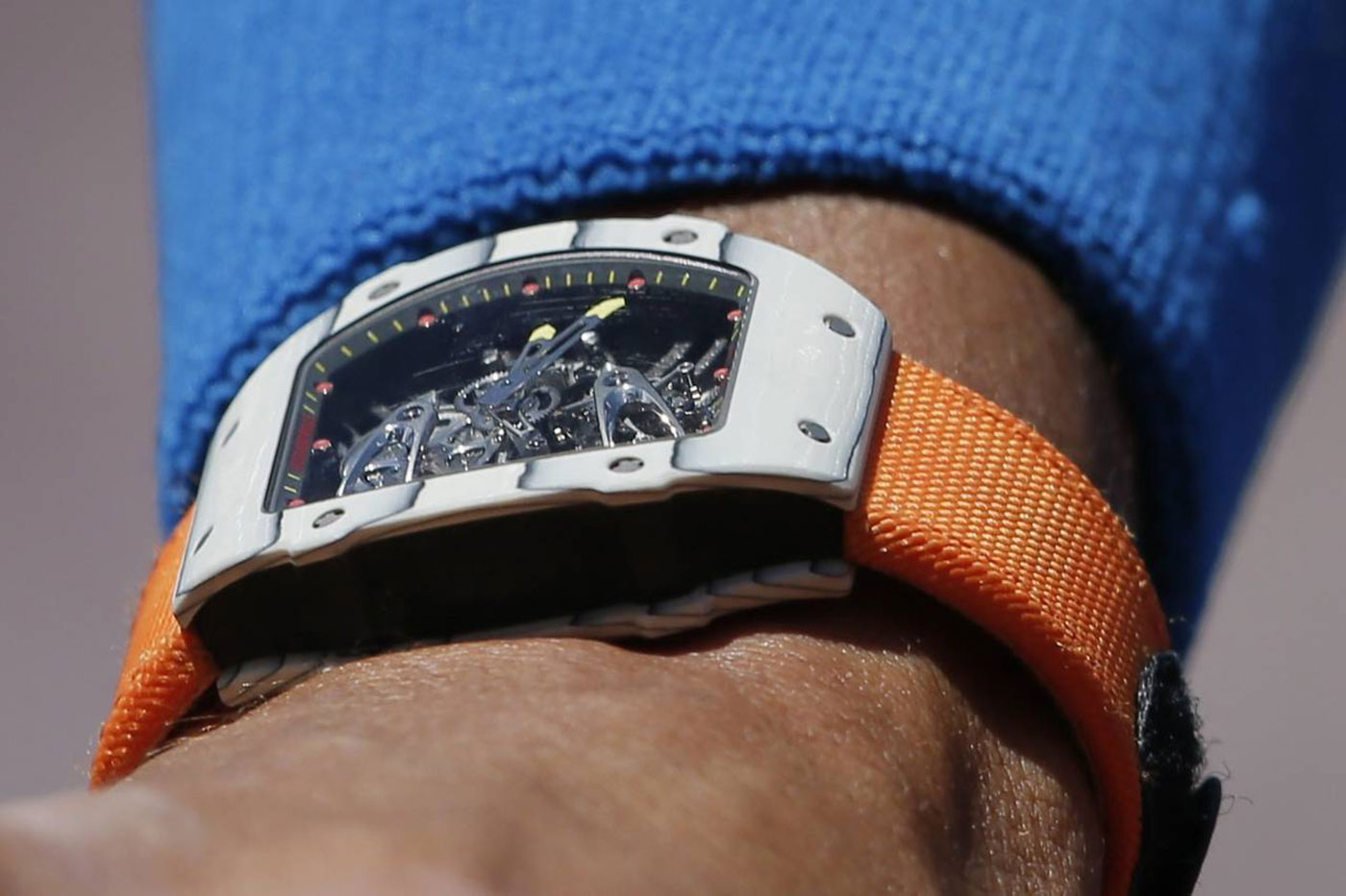 Richard Mille Tourbillon RM 27 02 Rafa Nadal watch orange strap