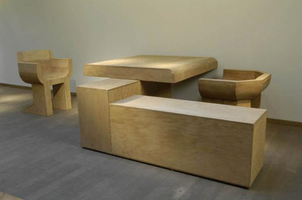 Rick Owens wood table