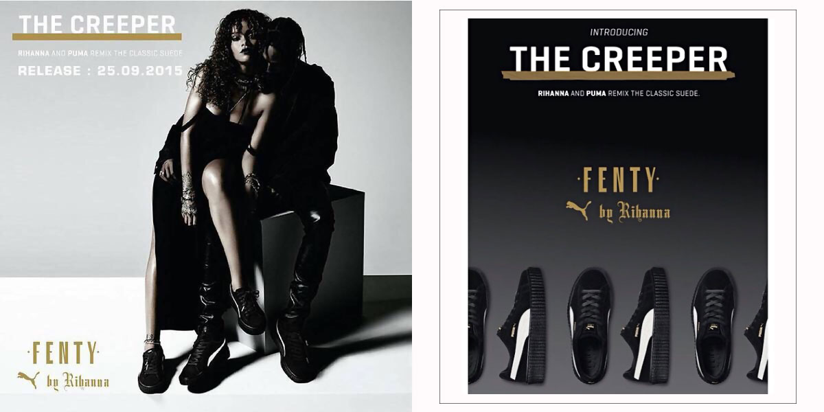 Rihanna Creeper Puma sneakers campaign
