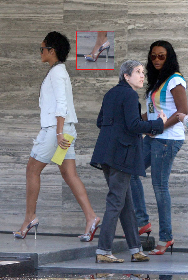 Rihanna Louboutin Trash shoes 1