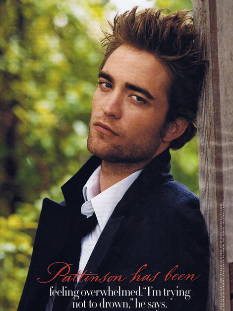Robert Pattinson Vanity Fair december 2009