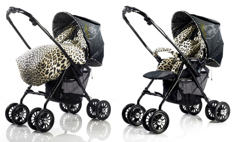 Roberto Cavalli Aprica Baby Safari strollers