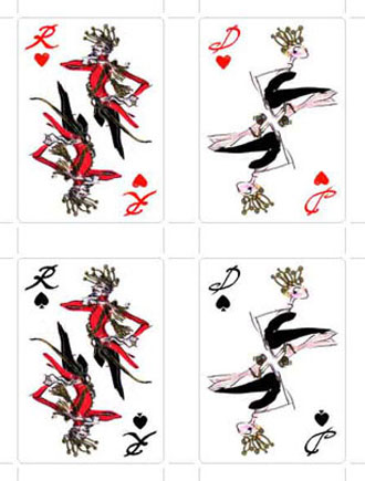 Roger Vivier playing cards