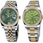 Rolex Datejust 2009 watches collection green