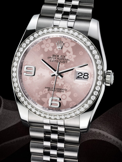 Rolex Datejust 2009 watches collection pink