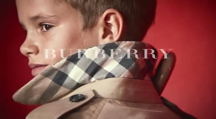Romeo Beckham Burberry 2013 ad campaign