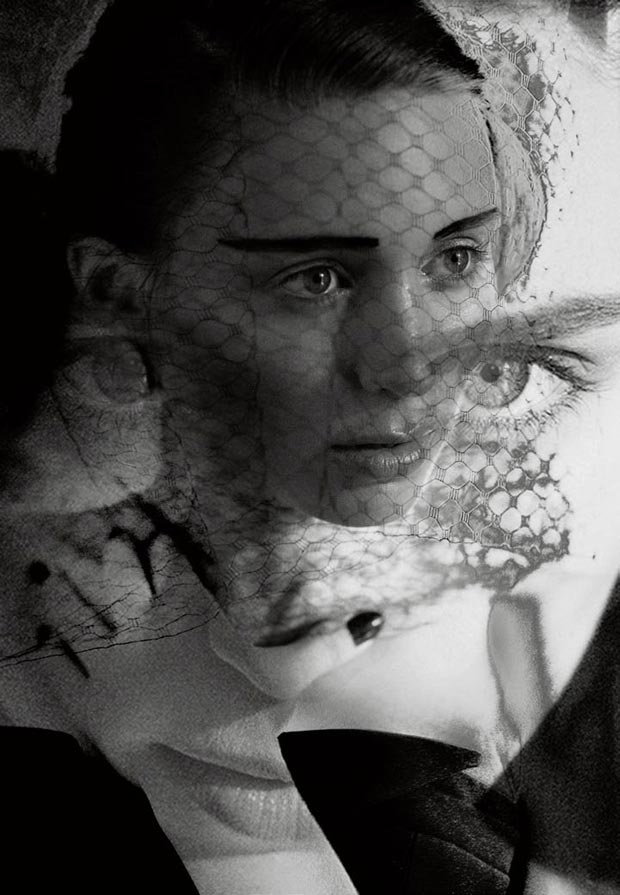 Rooney Mara Side Effects Interview March 2013 black and white