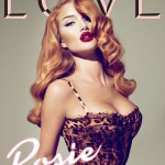 Rosie Huntington Whiteley Love Magazine four cover