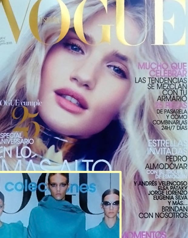 Rosie Huntington Whiteley Vogue Spain March 2013 cover