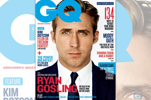 Ryan Gosling GQ Australia cover