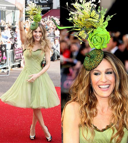 Sarah Jessica Parker In Alexander McQueen At Sex And The City The Movie London Premiere