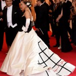 Sarah Jessica Parker black white OdlRenta dress Met Gala