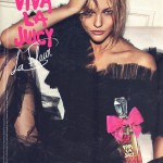 Sasha Pivovarova Juicy Couture Viva la Juicy La Fleur perfume