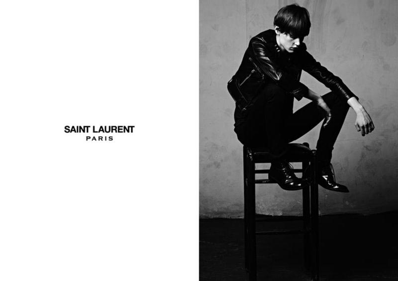 Saskia de Brauw Saint Laurent men ad campaign