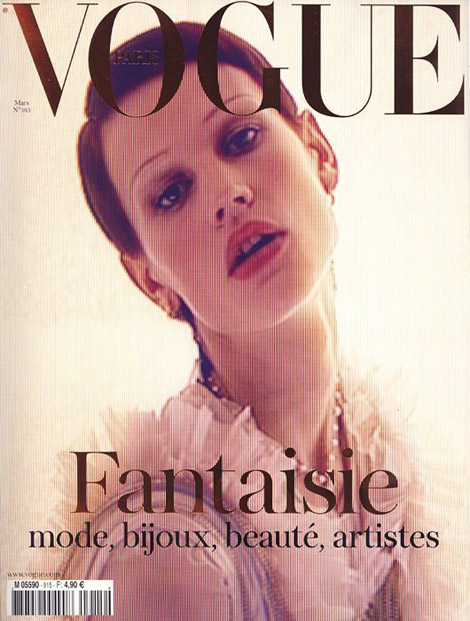 Saskia de Brauw Vogue Paris March 2011 cover