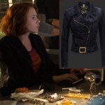 Scarlett Johansson Black Widow Natasha Romanoff Avengers Ultron leather jacket