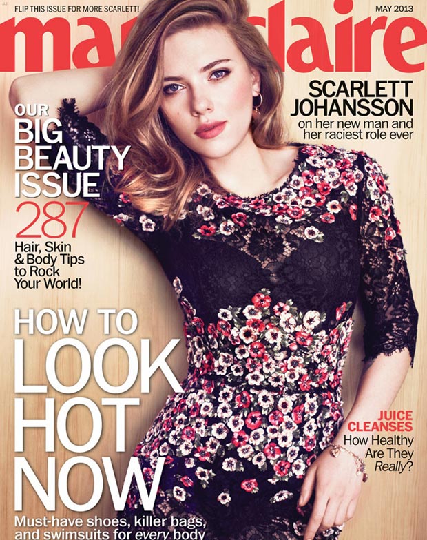 Scarlett Johansson Marie Claire May 2013 cover
