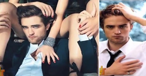 scenes from Robert Pattinson Dior ad campaign