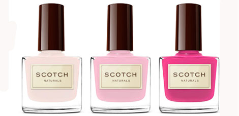 Scotch Natural Nail Polish Pink hues