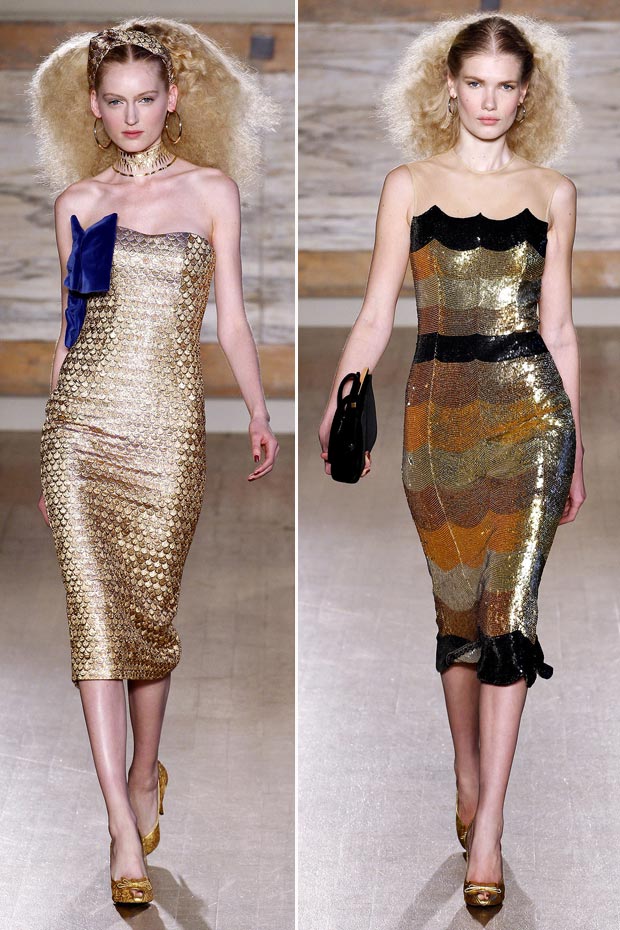 sequined dress for Fall LWrenn Scott Fall 2013 collection