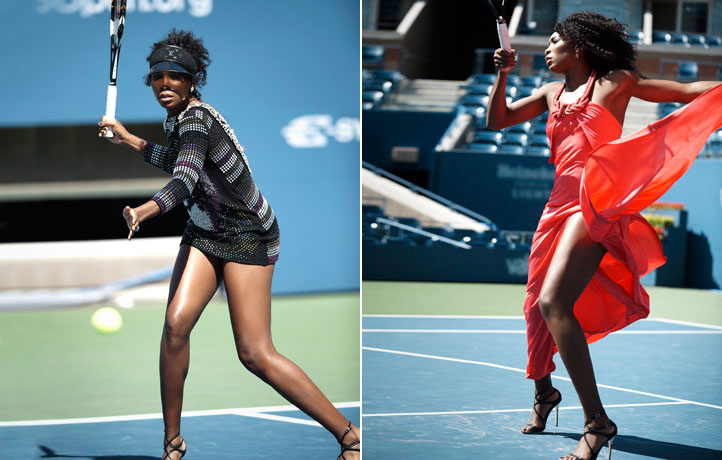 Serena and Venus Williams Tennis Fashion Match 4