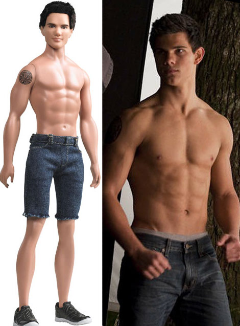 Have Yourself A Shirtless Taylor Lautner Jacob Doll This Christmas!