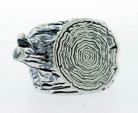 Silver Stump Ring Digby and Iona