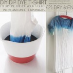 Simple Dip Dye T Shirt