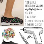 Simple DIY Dior Couture sneakers for less