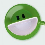 Smile cup by Psyho green