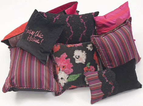 Sonia Rykiel Roche Bobois home collection cushions