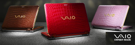 Sony Vaio Crocodile skin laptop