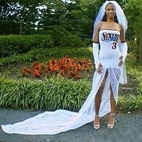sporty wedding dress