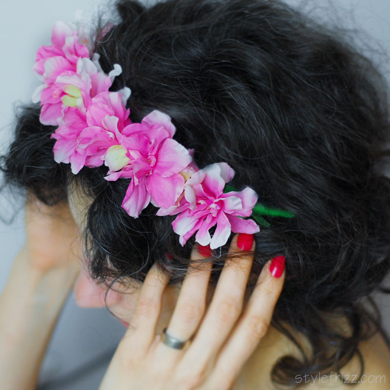 spring pink headband tutorial