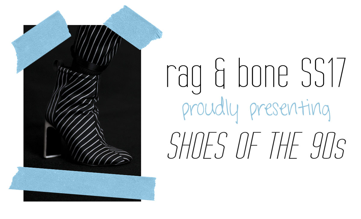 Rag&Bone Brings Back 90s Shoes For Spring Summer 2017