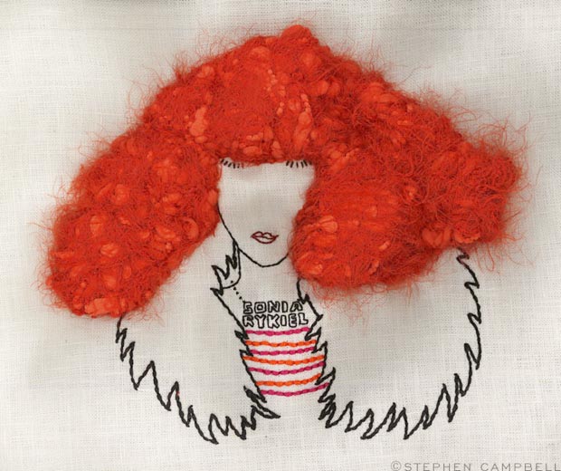 stitched Sonia Rykiel by Stephen Campbell