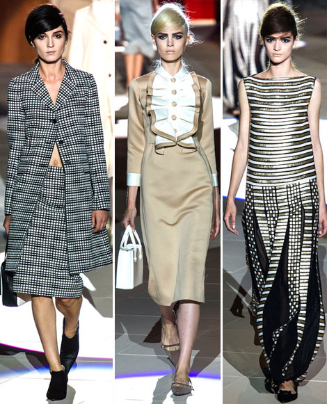 stripes for Marc Jacobs Spring Summer 2013 collection