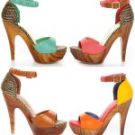 Summer colorful sandals