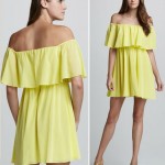 summer yellow dress Alice and Olivia