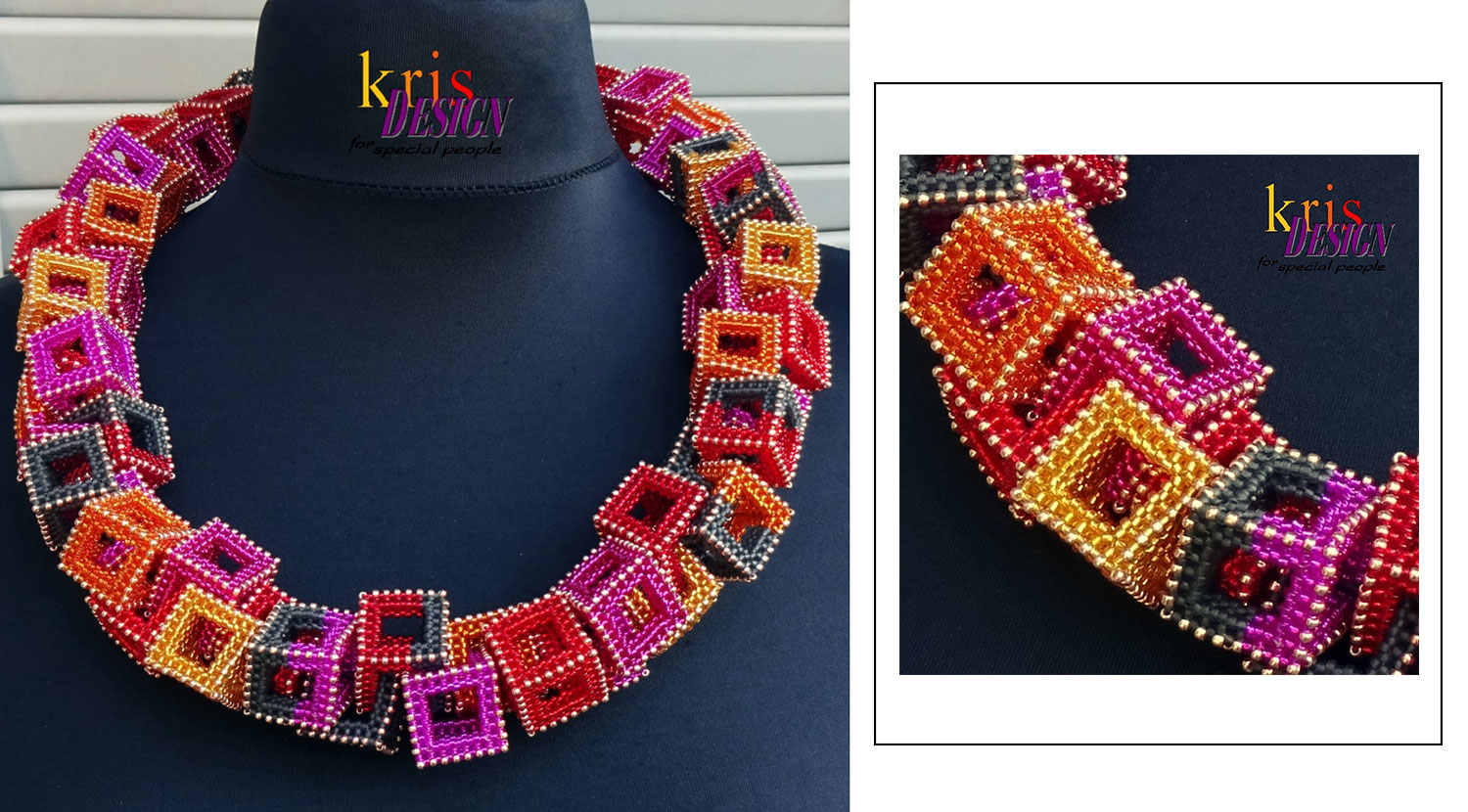 superbe beaded necklace