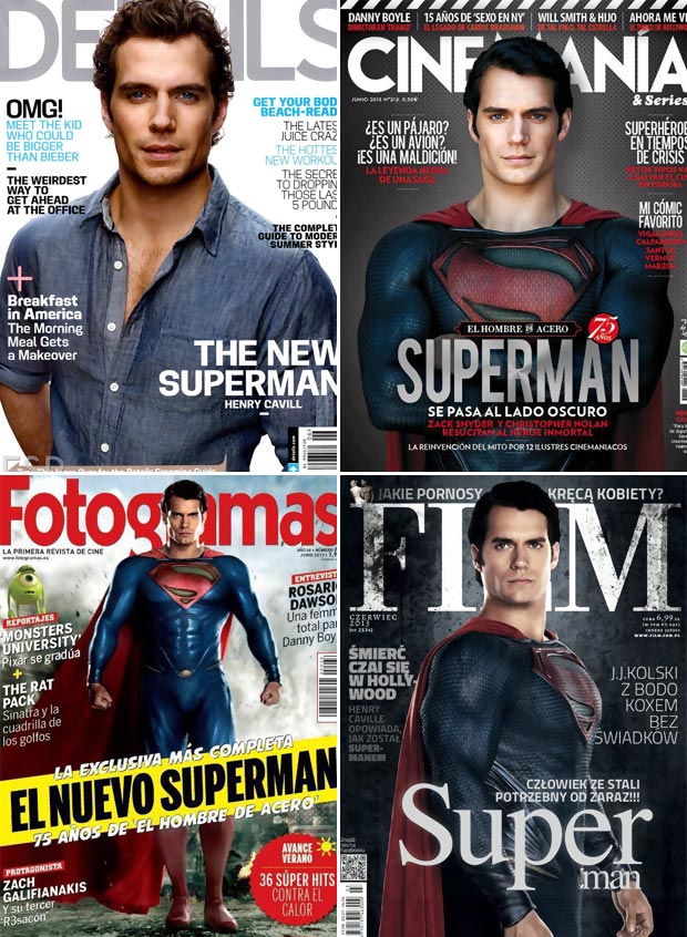 All Your Magazines Covers Are Belong To Henry Cavill, The New Superman!
