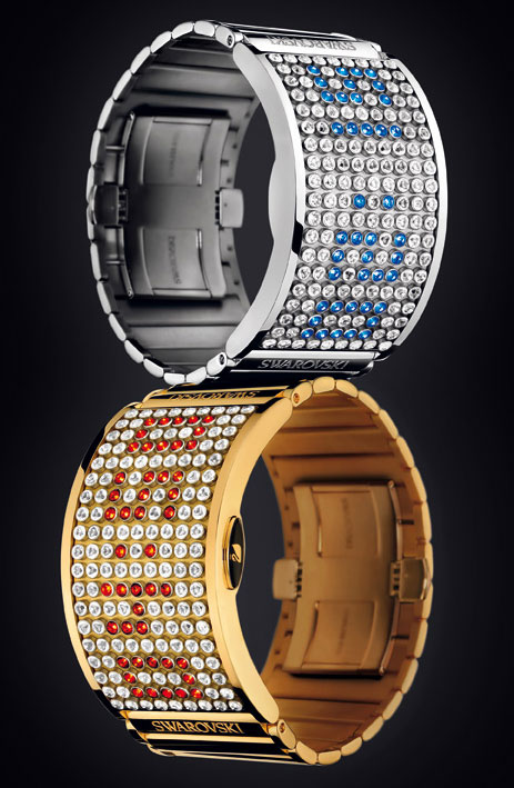 Swarovski crystals D Light bracelet watch