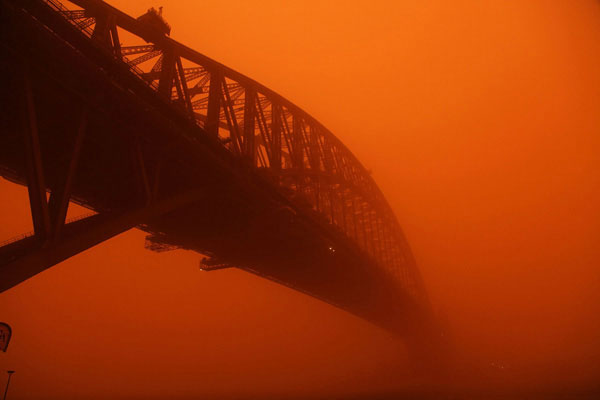 Sydney red dust